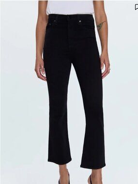 Pistola Black Lennon Cropped Boot Cut Jean Size 29